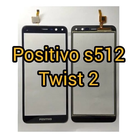 Tela Vidro Touch Celular Positivo S512