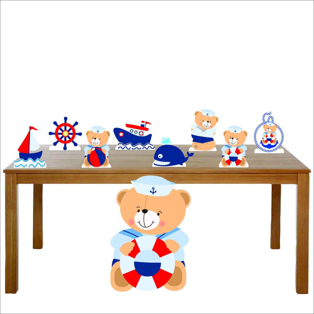 Kit Totens Display URSINHO MARINHEIRO - Display para mesa e chão
