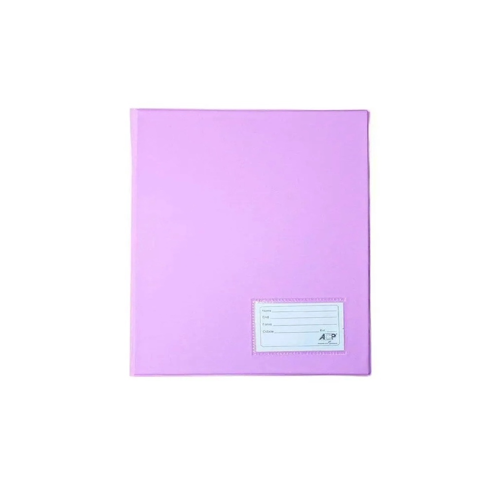 Pasta Catálogo Lilás A4 Com Visor E 20 Envelopes Acp em Oferta na Shopee