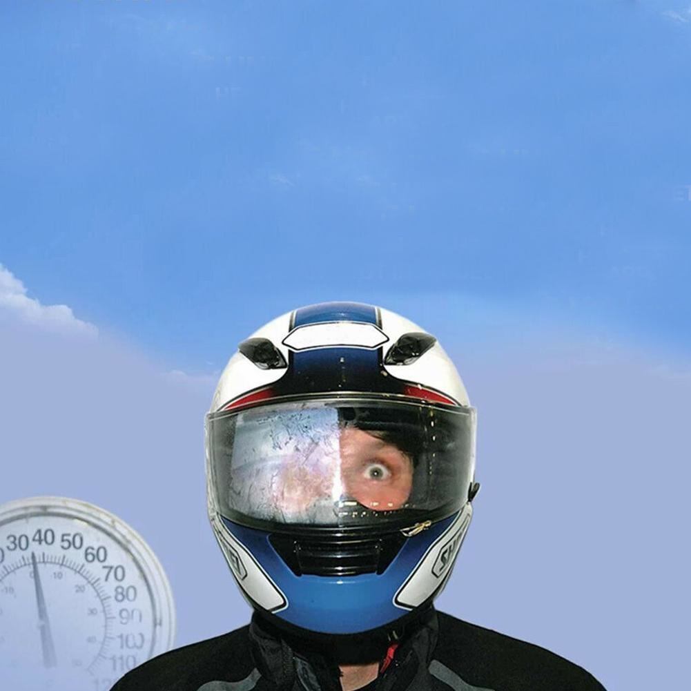 Película Viseira Anti Embaçante anti fog anti embacante Capacete Universal.