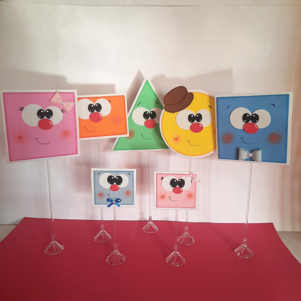 História da Quadradinha - recurso pedagógico - educação infantil - palitoche - história - figuras geométricas