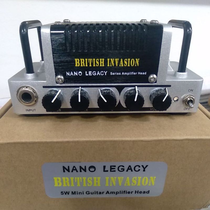 amp head para guitarra - hotone nano legacy - british invasion ( estilo vox ac30 )