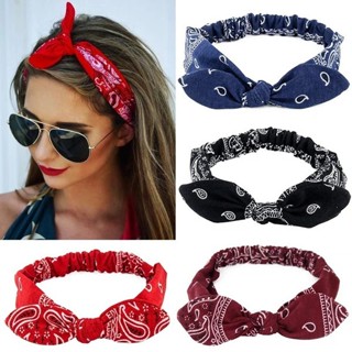 Impressão De Cor Pura headband retro Cruz Nó Elástico hairband Lenço Menina Acessórios Para O Cabelo hairband em Oferta na Shopee