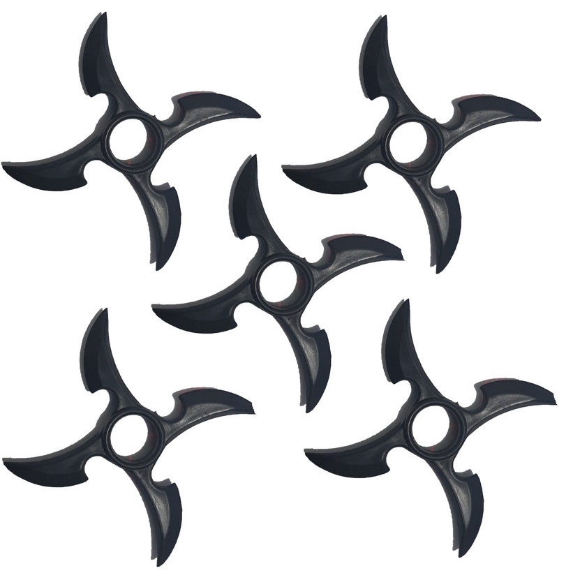 5 Shuriken Especial Manji - 5 Unidades - Estrelha Ninja - Minato -Anime Naruto - Action Figure