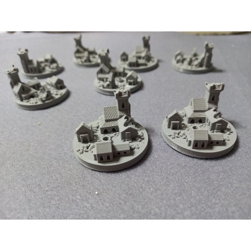 Kit tokens Eldritch Horror expansão Cidades em Ruínas (PRODUZIDO EM 3D).