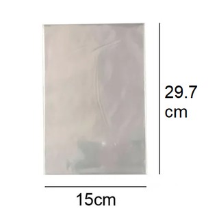 50 Saquinhos Transparente celofane 15cm x 29,7cm Saquinho Bala Pirulito