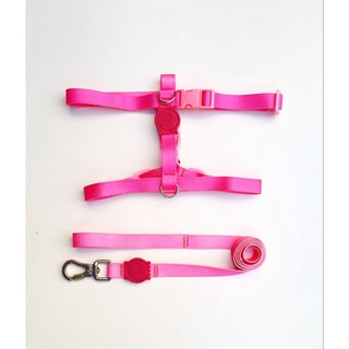PEITORAL H Anti-Puxão Rosa Fluorescente