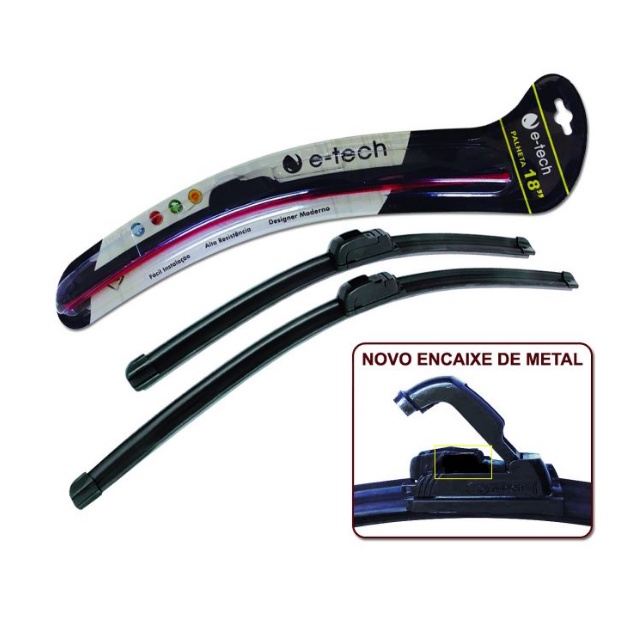 Palheta Limpador Parabrisa Silicone Encaixe Gancho Lado Motorista / Lado Passageiro P/ todos os Carro em Oferta na Shopee