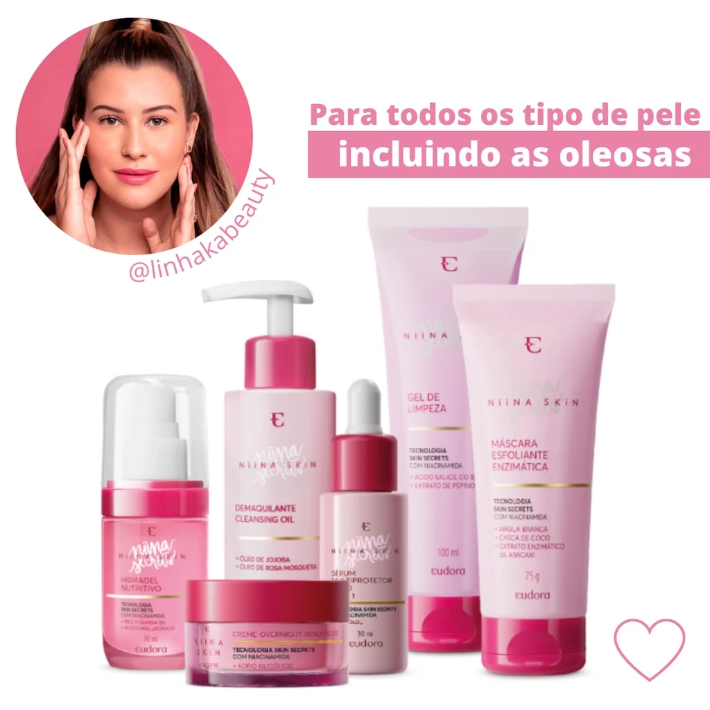 Linha Niina Skin Completa - Niina Secrets Eudora - Skin Care vegana e Cruelty Free Monte seu Kit :) — imagem 1