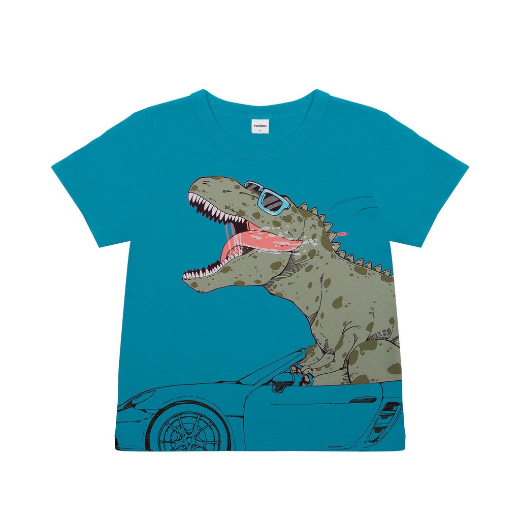 camiseta dinossauro infantil menino estampa divertida várias cores no tamanhos 2 anos