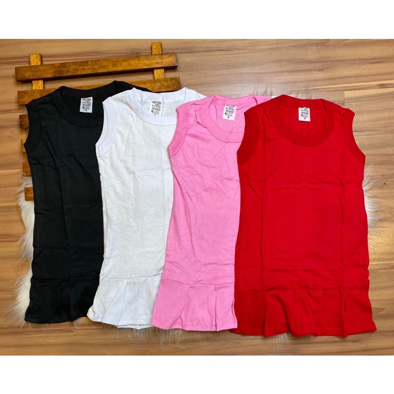 Vestido Liso Menina Algodão Infantil Lindo em Oferta na Shopee