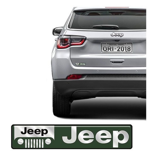 Adesivo Emblema Jeep, Cherokee, Renegade, Compass Resinado