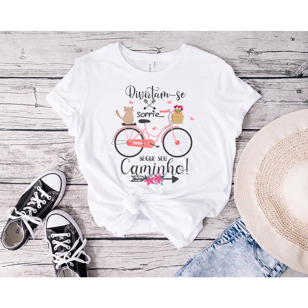 Camisa Camiseta Estampa de Frases Motivacionais 100% Poliéster / Camisa Frases Divertidas / Camiseta Motivacional / Camiseta Poliéster / Camiseta com Frases/ Camisa Estampa Motivacionais / Camisa Manga Curta