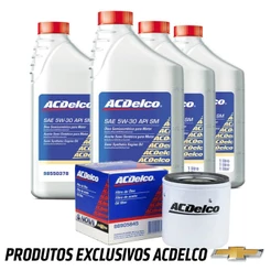 Kit Troca Óleo E Filtro 5w30 Sm Onix 2013 2014 2015
