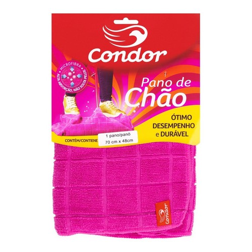 Kit 3 Panos De Chão + 4 Panos Multiuso Condor Limpa Da Casa