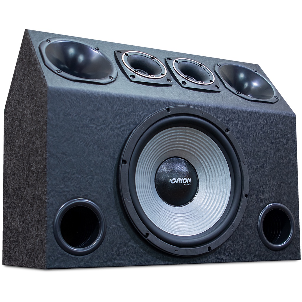Caixa Carro Som Automotivo Trio Sub 12 Pol 200w rms Driver Corneta Tweeter em Oferta na Shopee