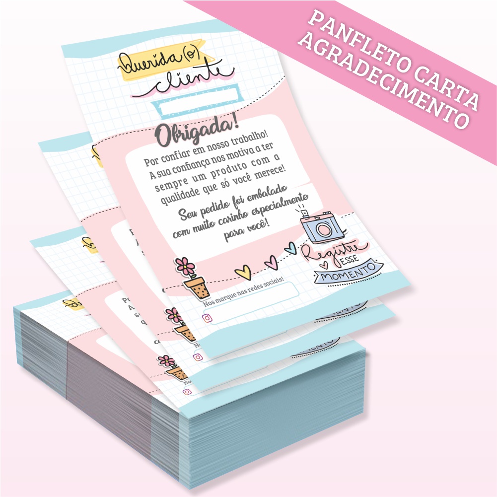 Carta Tag de Agradecimento Pokémon Personalizada