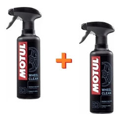 Kit 2 Motul E3 Wheel Clean 400ml Limpador Para Rodas De Moto