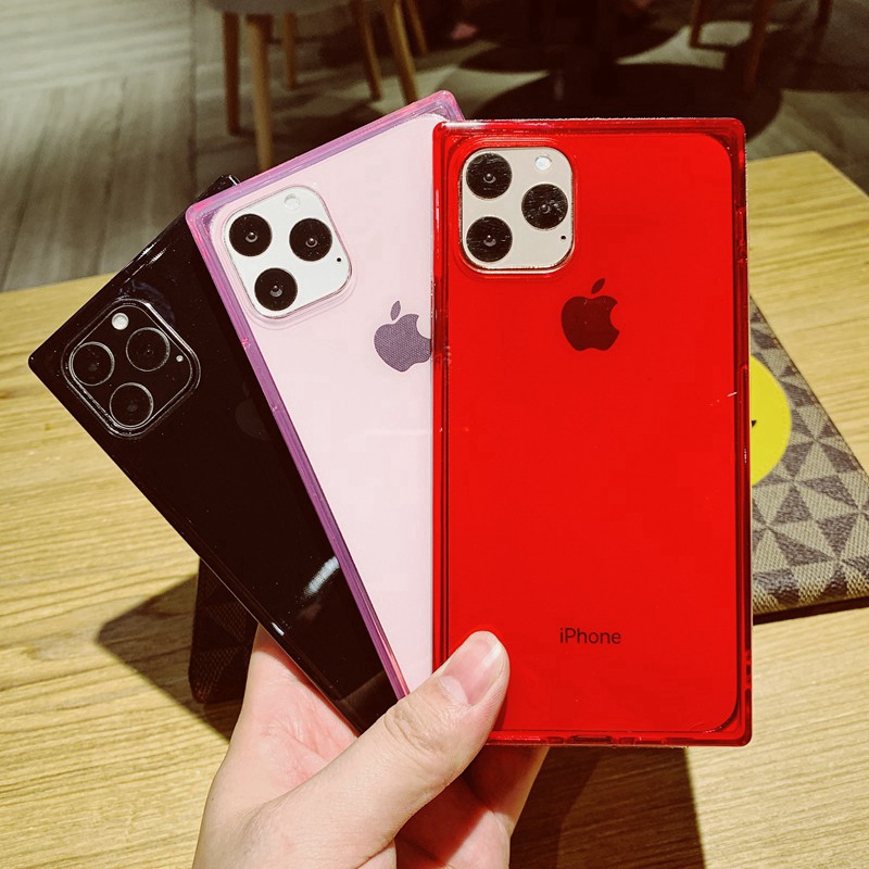 IPhone 11 Pro Max Fashion Square Simple Clear Case IPhone X XS Max XR 6 6s 7 8 Plus Phone Casing | Shopee Brasil IPhone 11 Pro Max Fashion Square Simple Clear Case IPhone X XS Max XR 6 6s 7 8 Plus Phone Casing | Shopee Brasil