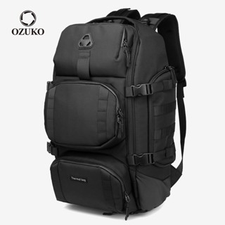 OZUKO Mochila Tática Oxford À Prova D'água De Grande Capacidade Carregamento USB De Alta Qualidade Para Viagens Ao Ar Livre em Oferta na Shopee