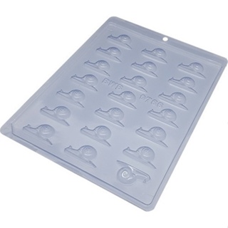 Forma Simples CARAMUJO LESMA - 9766  em Acetato BWB Para Bombom e Doces de Chocolate e Confeitaria Doceira Saldão em Oferta na Shopee