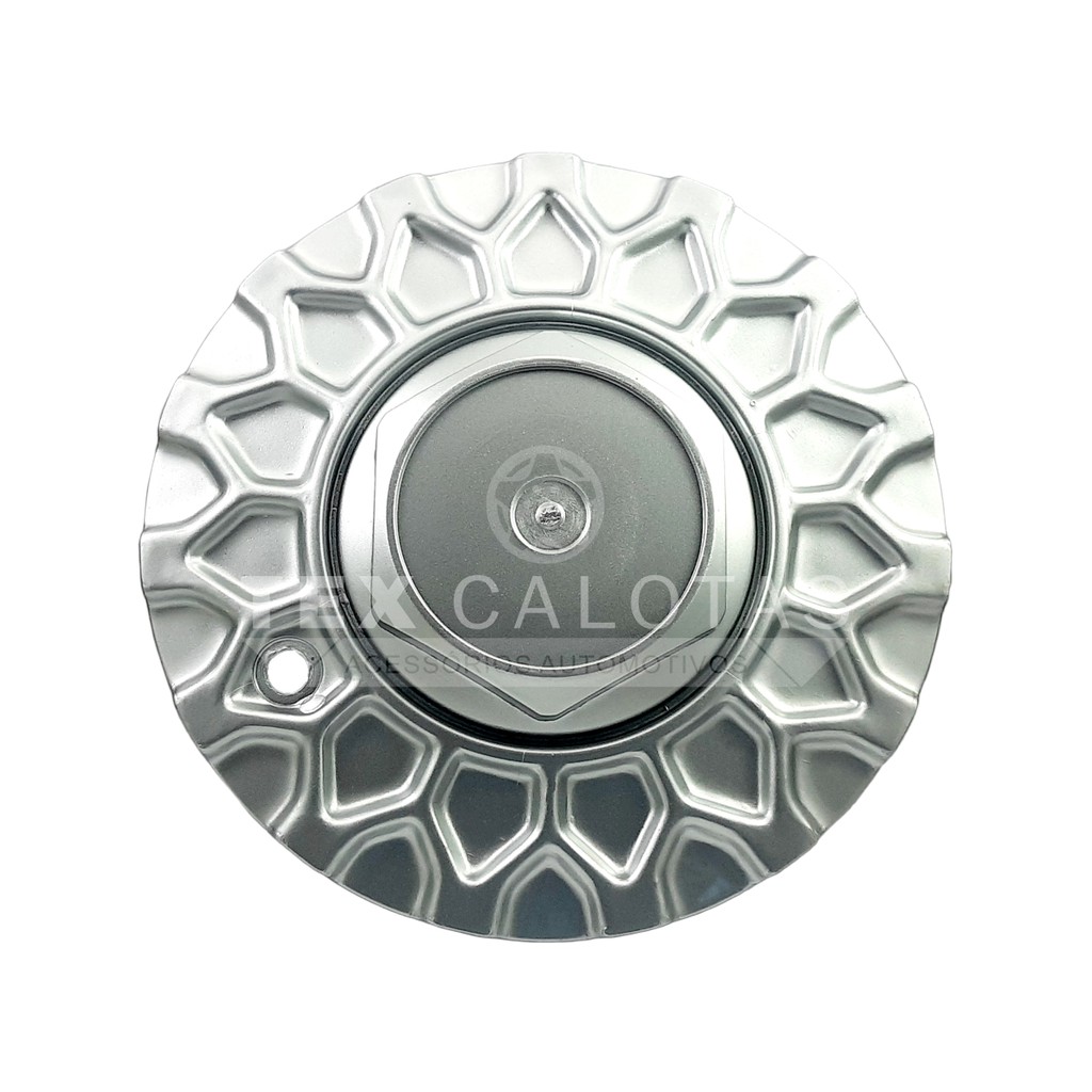 Calota para Centro de Roda de Liga Leve  Bbs R650 Binno T15 F1000 Aro 15- Prata