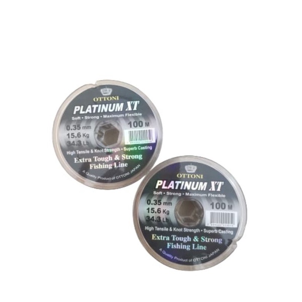 Kit 2 Linhas 0.35mm Platinum safare max de 100 metros em Oferta na Shopee