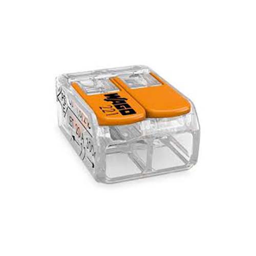 Conector Rapido Cage Clamp 2P 0,14-4,0mm 6 Unidades Wago
