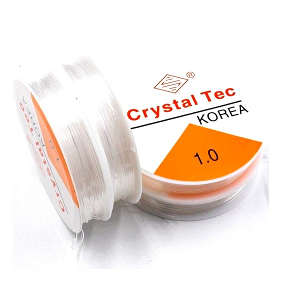 Fio de Silicone para Pulseira Crystal Tec mm, 0.8mm Kit com 30 Metros!