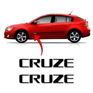 Par Escrita Friso Adesivo Lateral Chevrolet Cruze