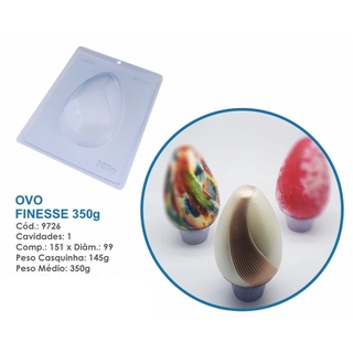 1~4 Forma BWB Com Silicone (3 partes) Para Chocolate Cód. 9726 - Ovo Finesse 350g. Páscoa em Oferta na Shopee
