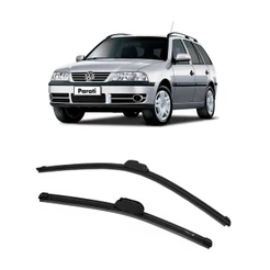 Kit Palheta VW Parati G3 GIII 2000 a 2005 Limpador Parabrisa Silicone