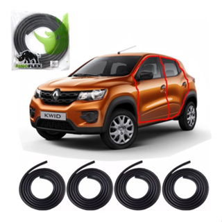 Kit Com 4 Borrachas Porta Lateral Kwid Megane Aba Lisa em Oferta na Shopee