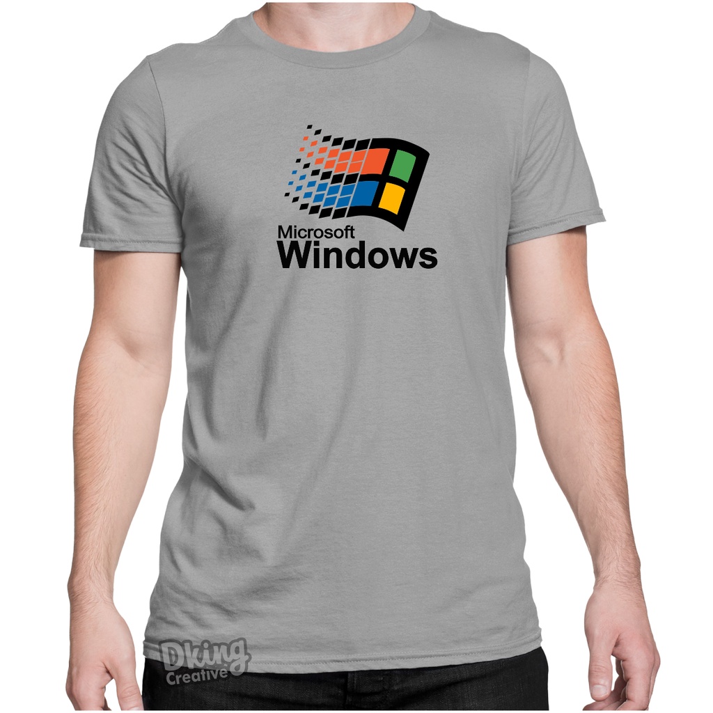Camiseta Camisa Windows 95 Microsoft Informática Nerd Geek Blusa