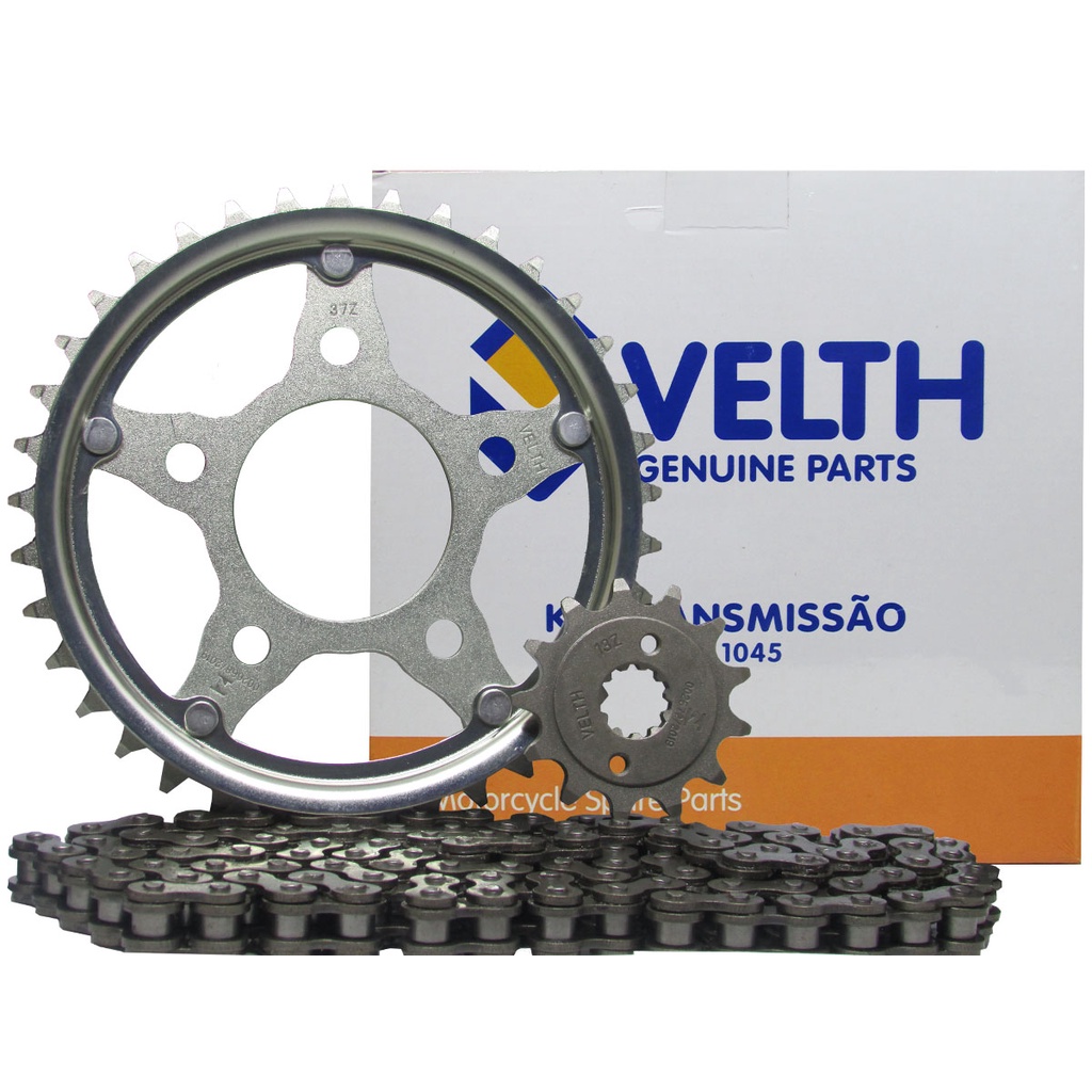 Kit Relação transmissão Cbx250 Twister 2000 Até 2008 Aço 1045 Oferta