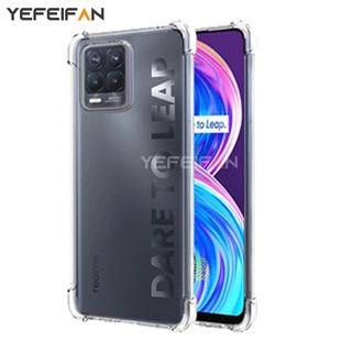 Capa Capinha De Silicone Anti-Impacto Transparente Para Realme 8 7 5G 6 Pro C21 C11 2021