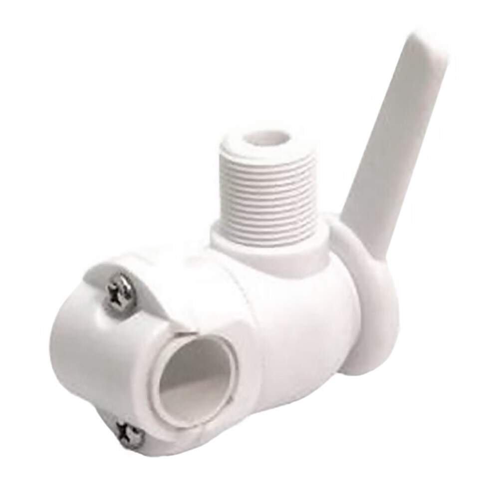 Suporte Para Antena Vhf Em Guarda Mancebo Nylon Branco