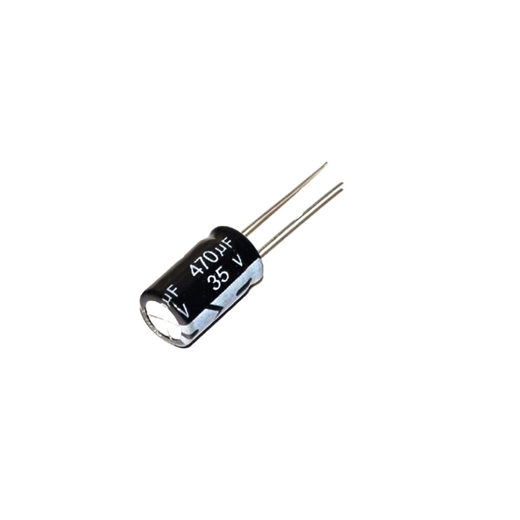 100 Peças Capacitor Eletrolítico 470uf 35v 470 x 35 105ºC