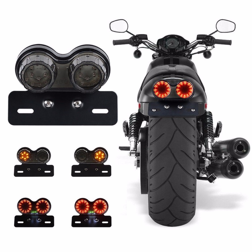 Motocicleta Transforma O De Trav O De Luz Led Tirar Luz Luz Negra Luzes Da Cauda Levou L Mpas De Cauda De Freio Para Harley Bobber Caf Caf Atv em Oferta na Shopee