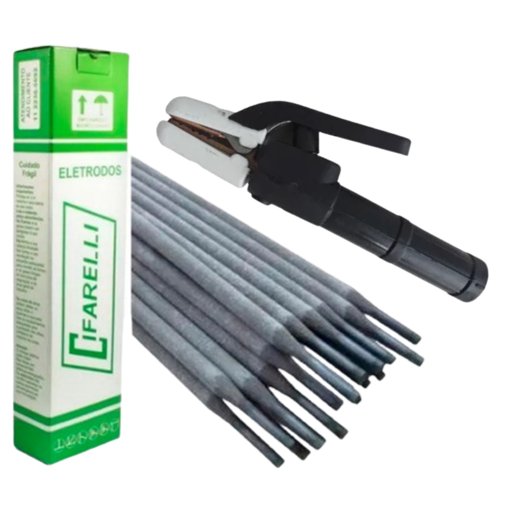 Eletrodo 6013 3,25 Cifa 5 kg + porta eletrodo em Oferta na Shopee