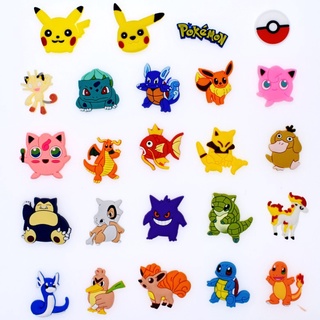 1PCS Fashion Crocs Jibbitz Acessórios De Moda Criativos " Pokemon " Sapato De Desenho Animado Fivela Sapatos De Bricolage Charme