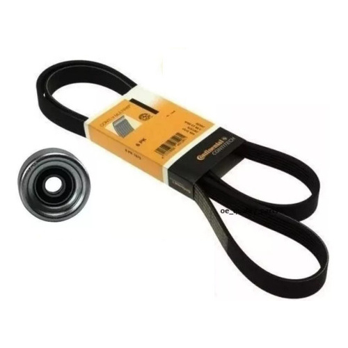 Correia Poly V + Polia Do Tensor New Civic 1.8 2006 A 2011 em Oferta na Shopee