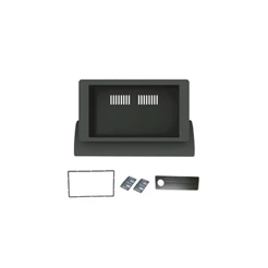 Moldura p/ MP5 2 Din Fiat Uno Mille 94/13 Fiorino Mille 97/13 - Cinza