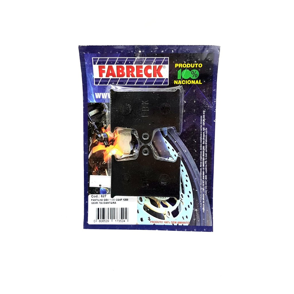 Pastilha De Freio Dianteira Gsxr 1100 W 1989/1992
