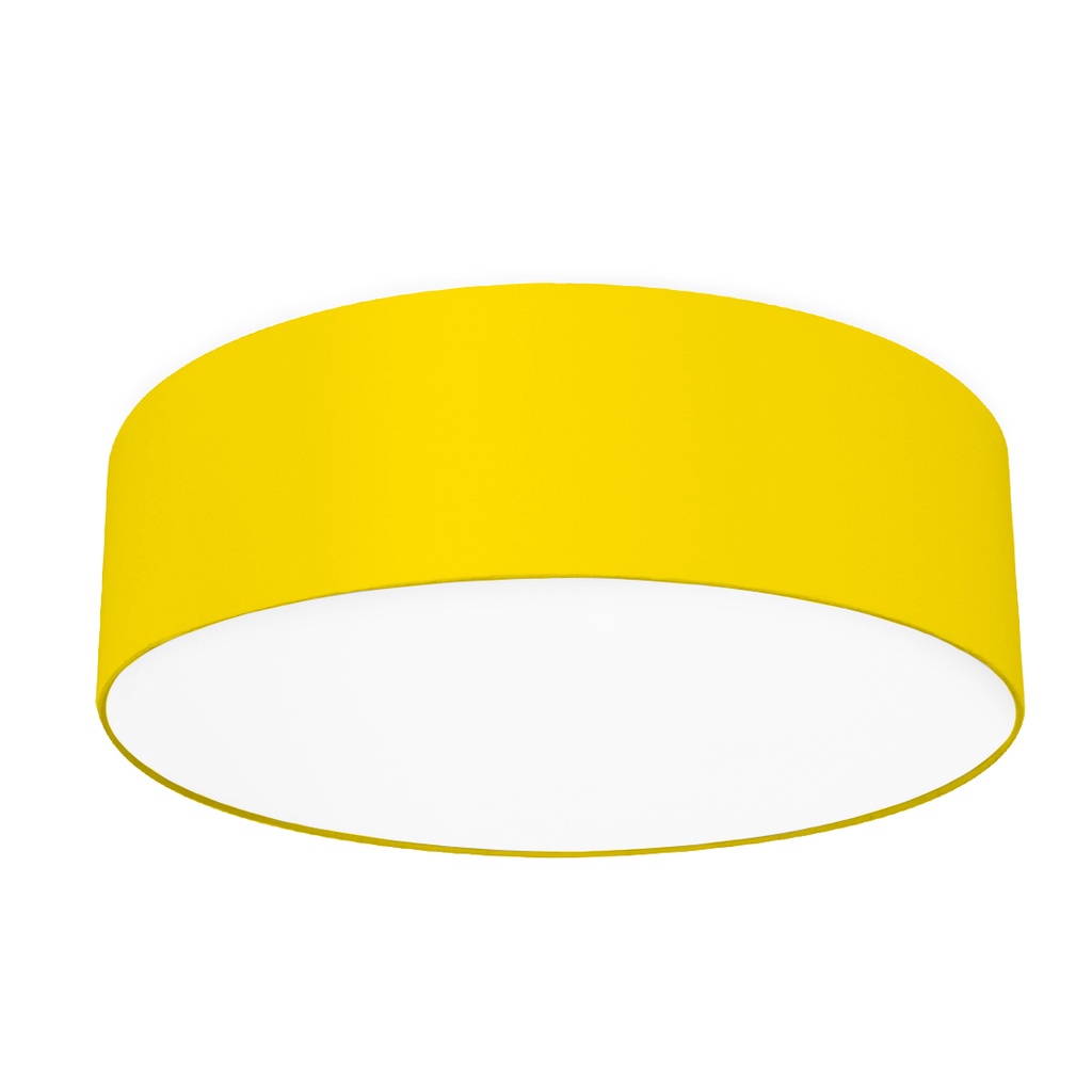 Lustre Cupula Dome 50x15cm Magnifico Amarelo