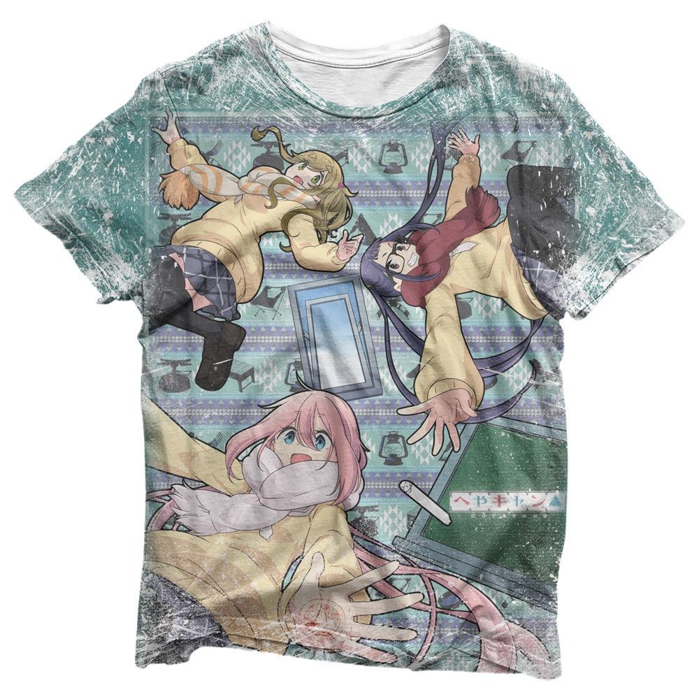 Camisa Capa Do Anime Heya Camp - Camisas Heya Camp Estampa Total