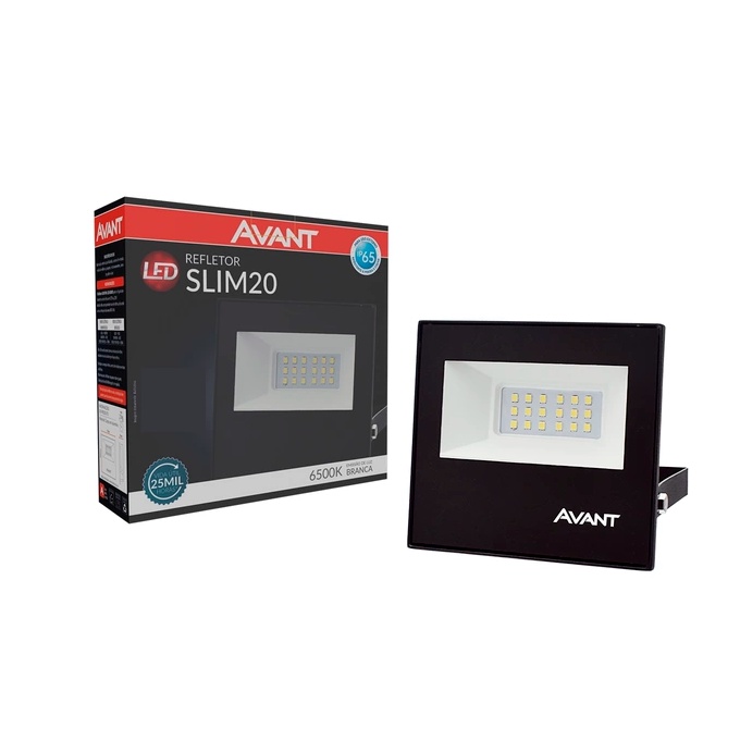 Refletor Led Slim 20W 6500K Avant