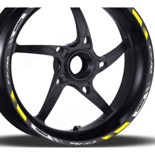 Friso Adesivo Refletivo D10 Roda Moto Yamaha Yzf R3