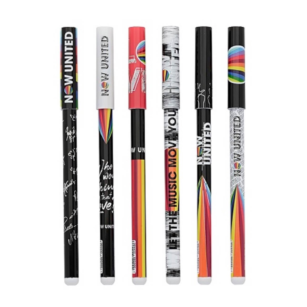 Caneta Esferográfica Escrita Média de 1.0 mm Tinta Preta Now United - Molin