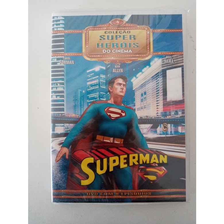 DVD Superman com Kirk Allyn 8 episodios - Lacrado de Fábrica